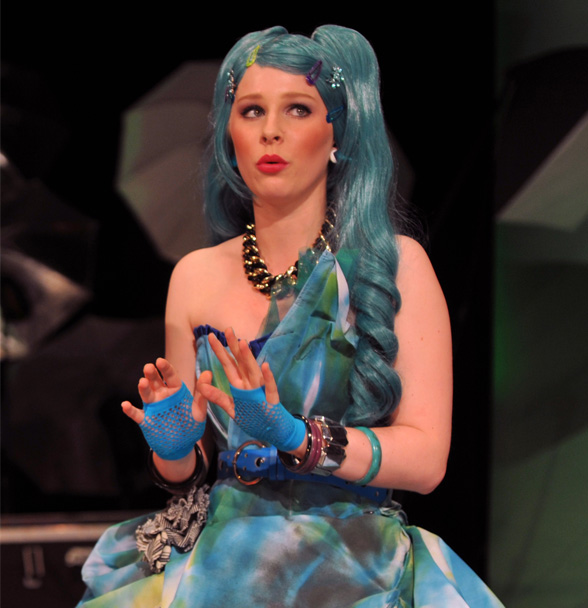 performer on stage