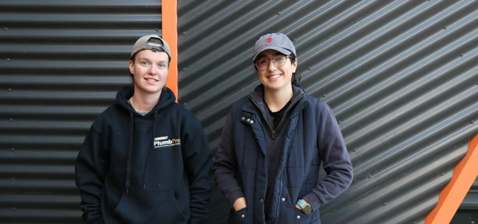 Alyssa Lucas and Ebony Poole