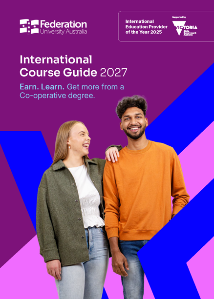 Federation University Australia International Course Guide 2027 cover