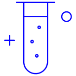 An icon of a test tube